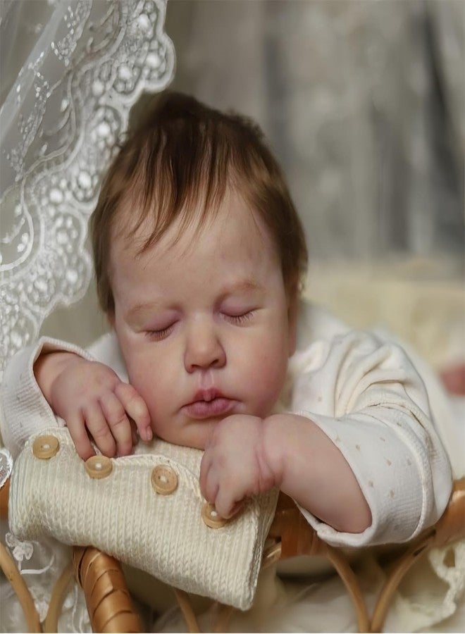 MAIHAO Lifelike Reborn Baby Dolls Girl Realistic Babies Handmade Soft Body Real Life Baby Dolls Toddler Dolls Children Birthday Gift Set 19 inch Kids Toys for Age 3+ - Image 3